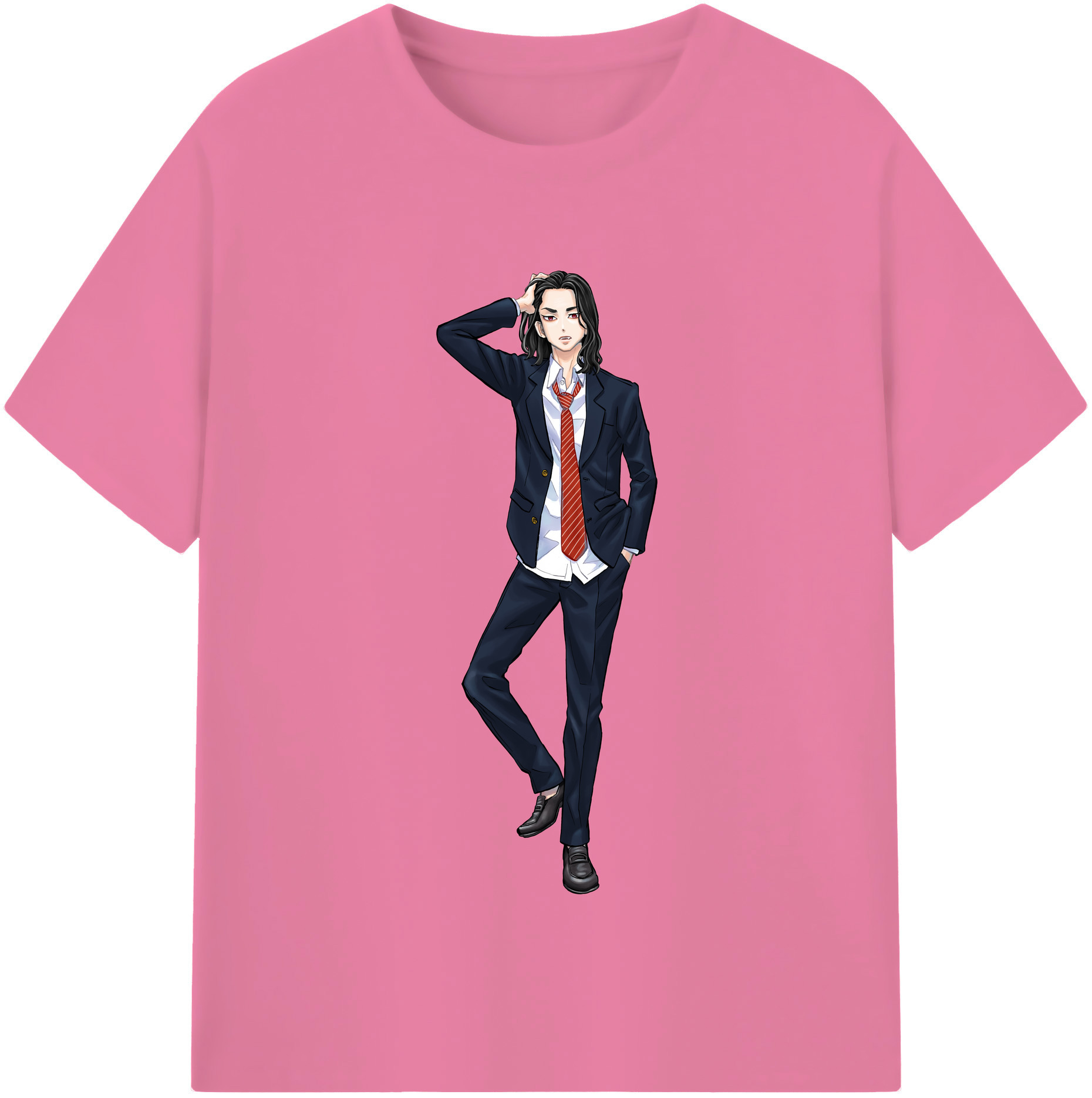 （画像用） 東京リベンジャーズ Tokyo Revengers 綿100％半袖Tシャツ（フロントプリント）